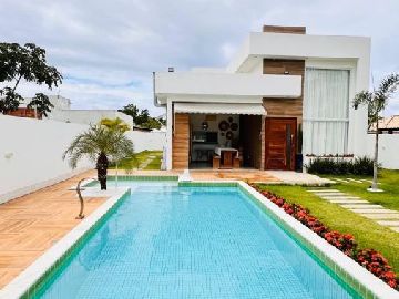 Casa Condom�nio 3 /4 e 1 su�te Piscina Privativa Jacu�pe Porteira Fechada 